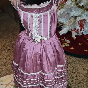 Dark Purple Kid Dress
